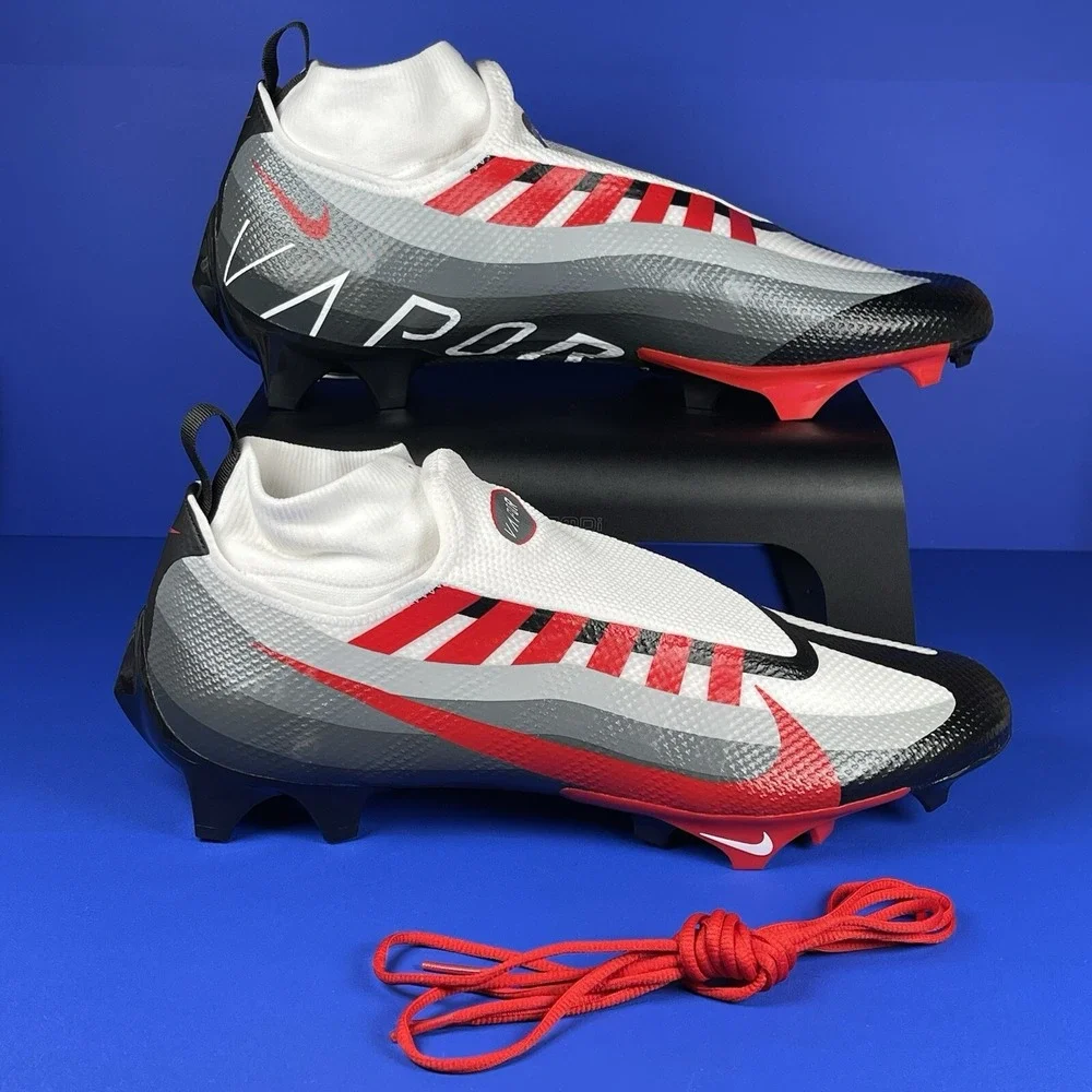 Nike Vapor Edge 360 Pro TB Men's 14‎ Black Red Football Cleats DV0778-001